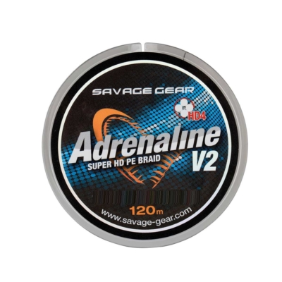 SG HD4 Adrenaline V2 120m 0.10mm 13lbs 6kg Grey
