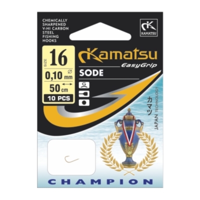 Haczyk Kamatsu + Przypon 50 cm Sode Champion nr18