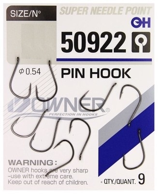 Haczyki Owner Pin Hook Rozm. 12